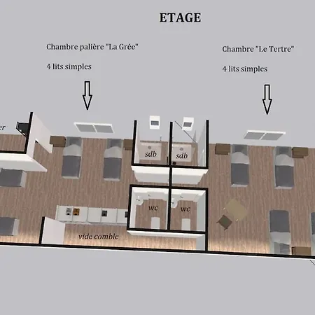 Holiday home Grand - Le Repit De L'oust - Ecolabel Europeen